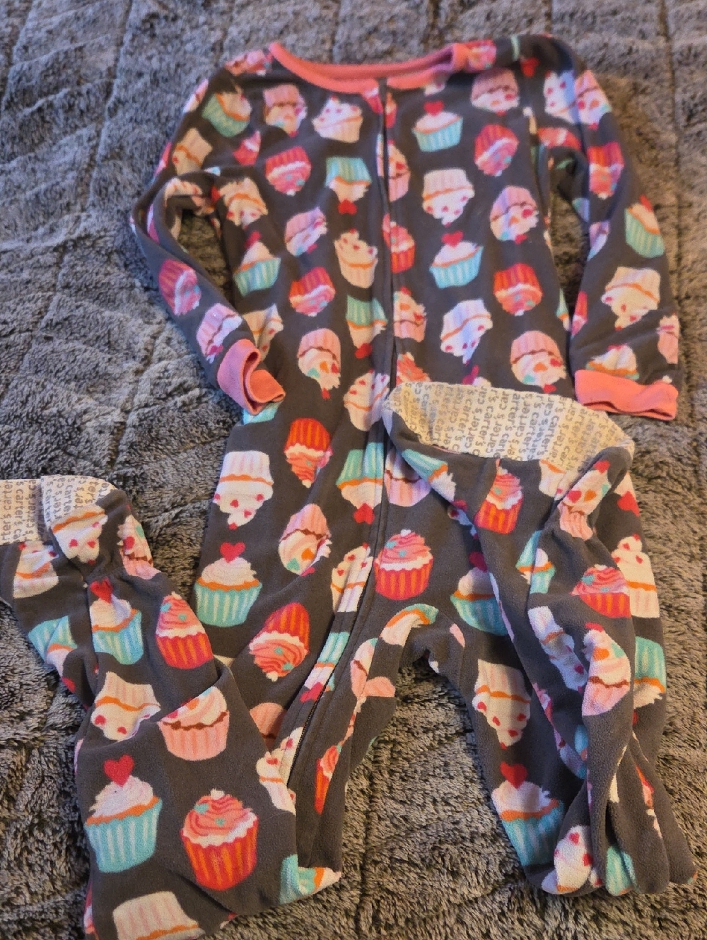 Carters 7 Fleece Onesie Pajama
